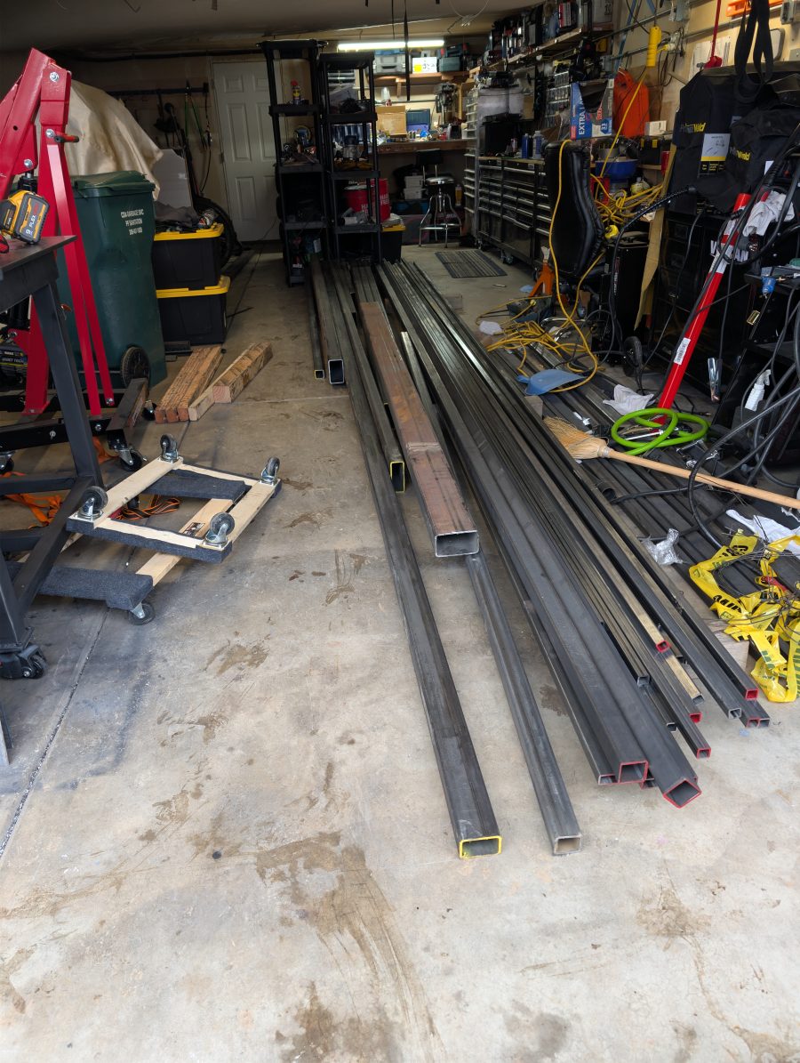 Trailer frame materials! Some assembly required.