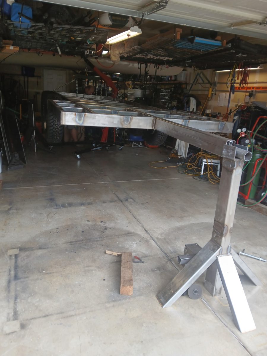 Got the axles and wheels on for the first time!