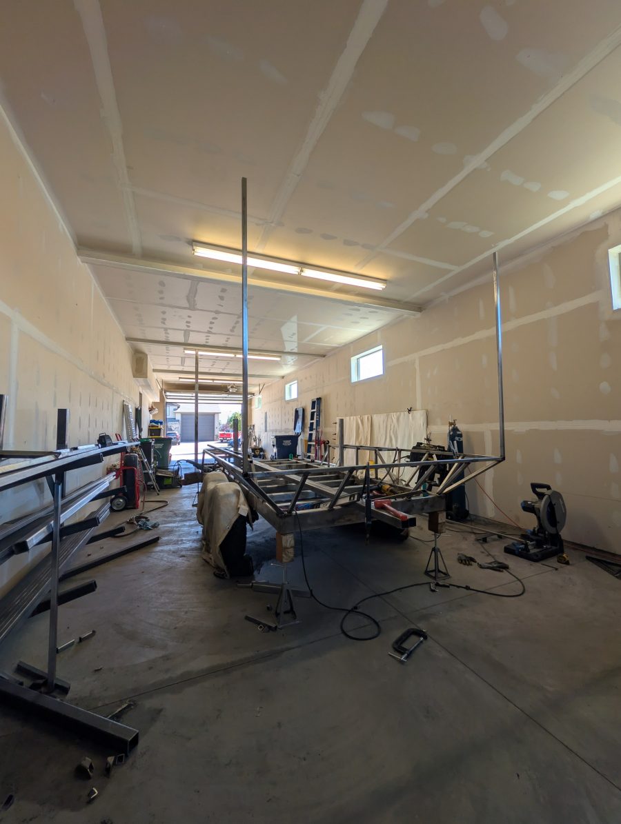 Started the upper walls and the four corners!
