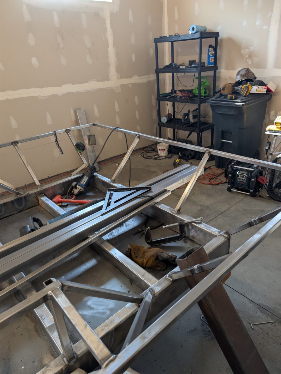 Rear end and Walls Started!