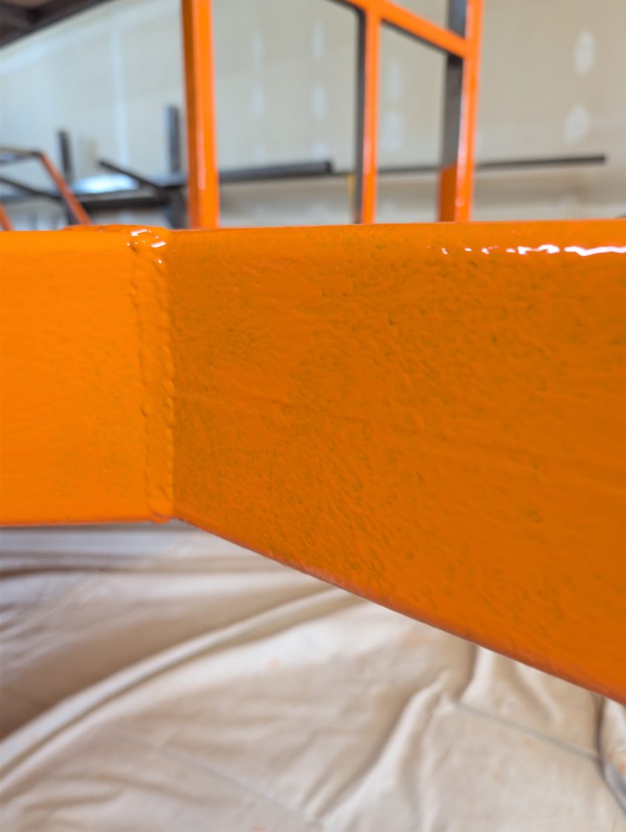 After the first coat, 2nd coat needed!